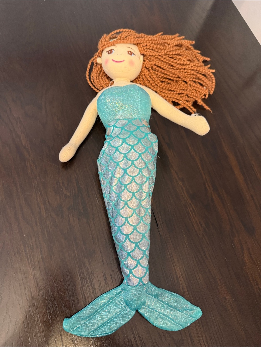 Linzy Sparkle Teal Mermaid Doll - Kids Toy